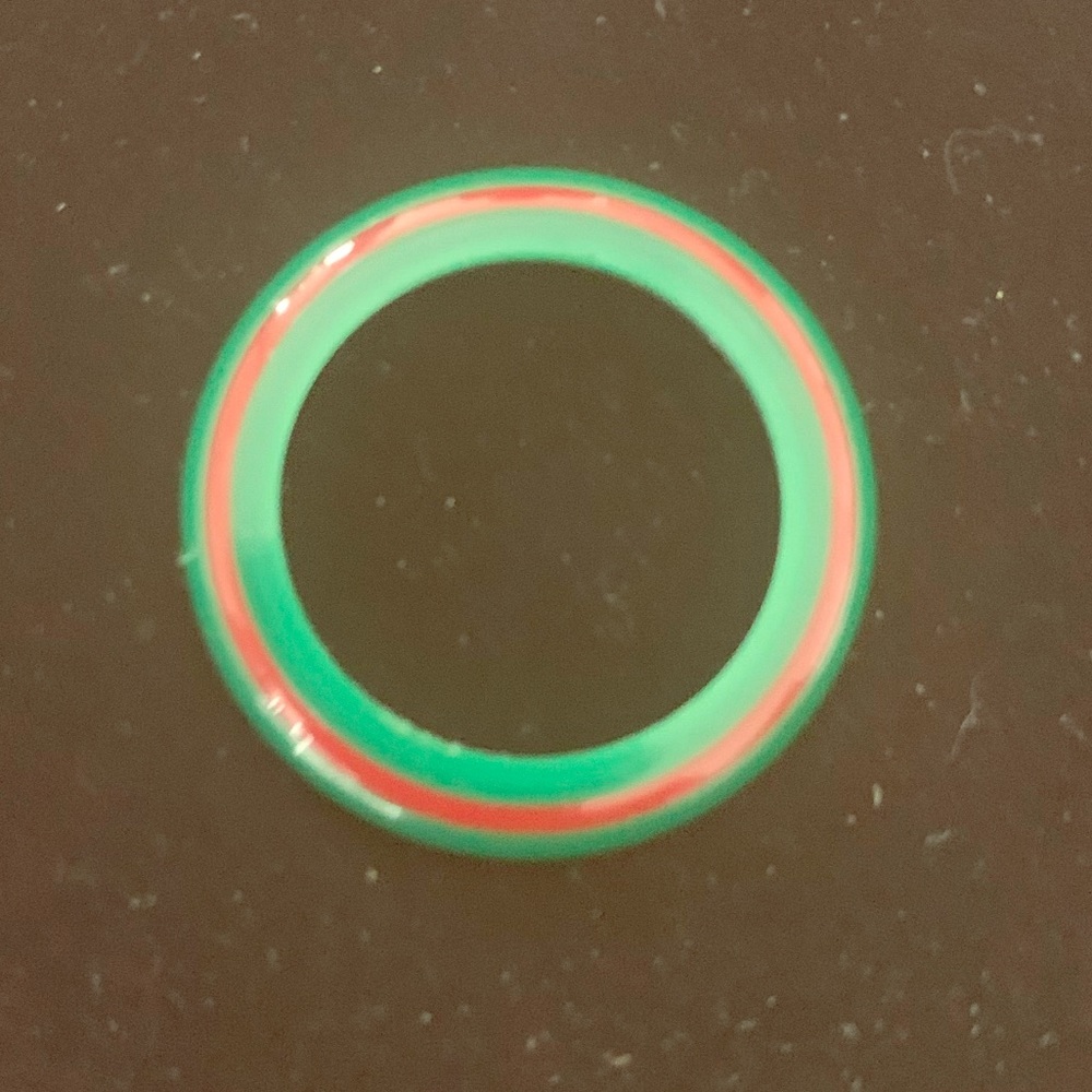 Gucci Watch Interchangeable Bezel- GREEN/RED